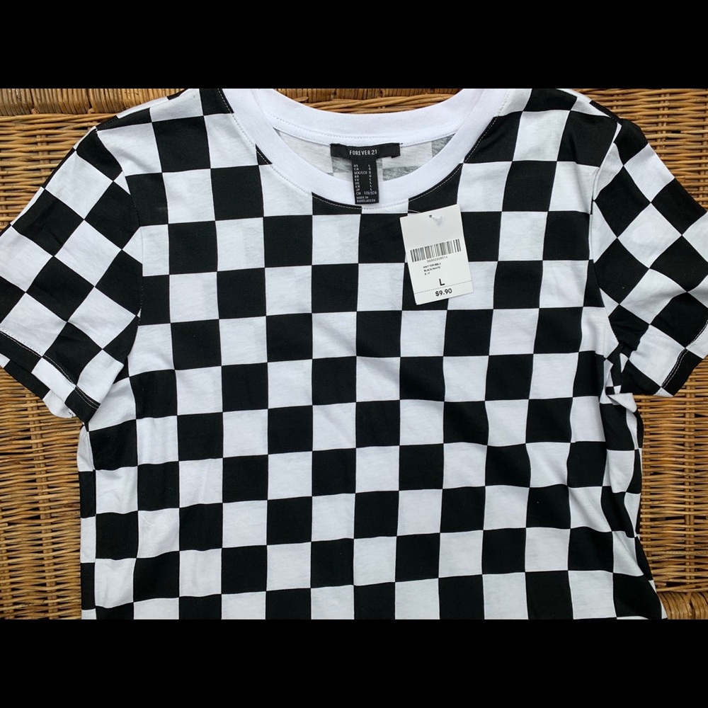 Checkered tshirt